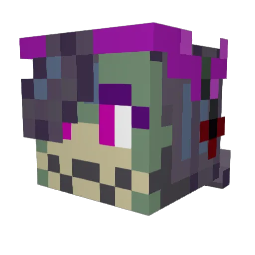 Yggdrasil_zx Minecraft avatar head, 3D render