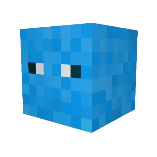 YhSleepy Minecraft avatar head, 3D render