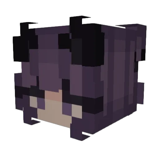 Yharrin Minecraft avatar head, 3D render