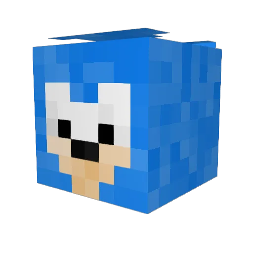 Yhedle Minecraft avatar head, 3D render