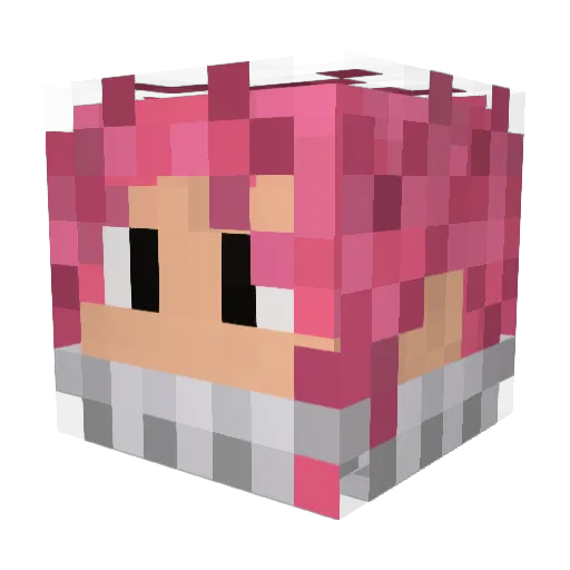 YhormTheTiny Minecraft avatar head, 3D render