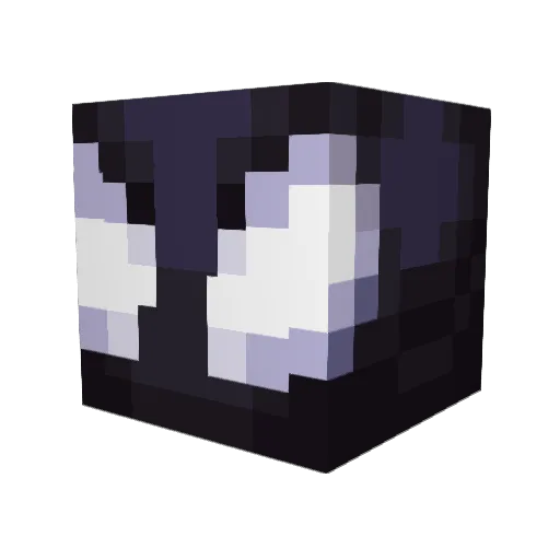 Yhuth Minecraft avatar head, 3D render
