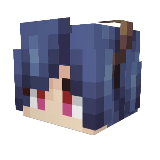YiChenStars Minecraft avatar head, 3D render