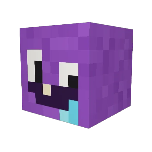 YiLeta Minecraft avatar head, 3D render