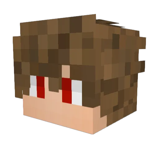 YiPingGamer11 Minecraft avatar head, 3D render