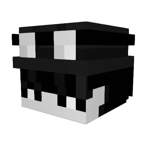YiXin54 Minecraft avatar head, 3D render