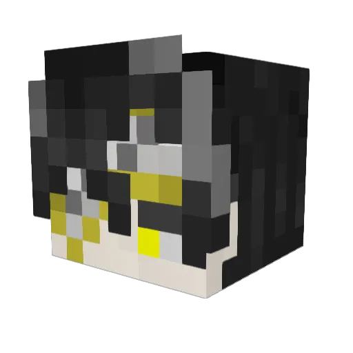 Yi_Sang_9 Minecraft avatar head, 3D render