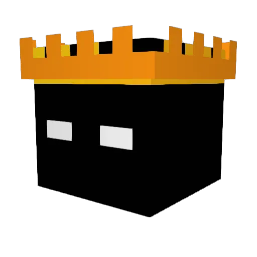 Yi_git Minecraft avatar head, 3D render