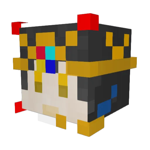 Yi_raner Minecraft avatar head, 3D render