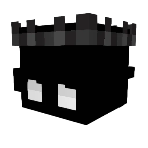 Yieo Minecraft avatar head, 3D render