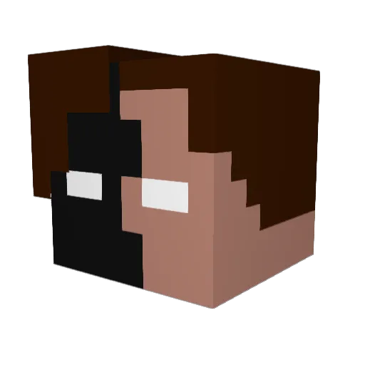Yigit8111 Minecraft avatar head, 3D render