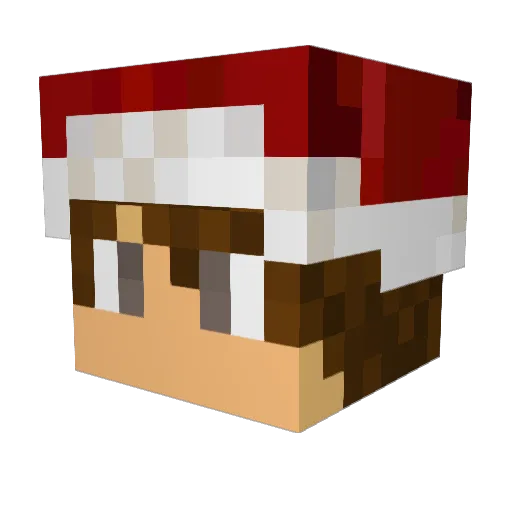 YigitKaplan Minecraft avatar head, 3D render