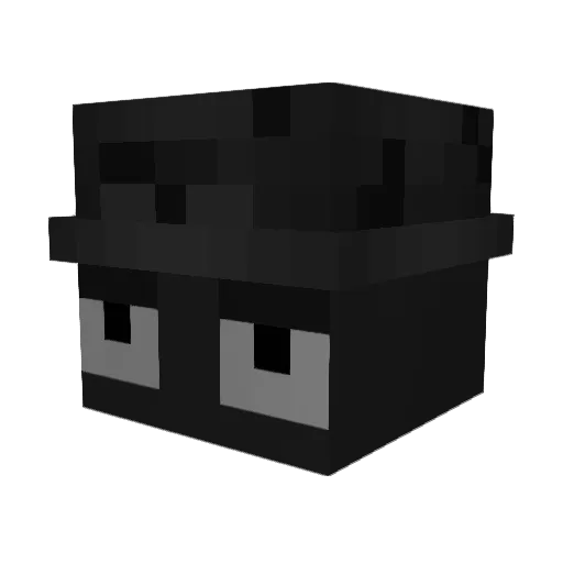 Yigo Minecraft avatar head, 3D render