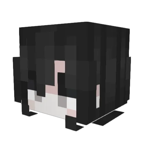 YikesAri Minecraft avatar head, 3D render