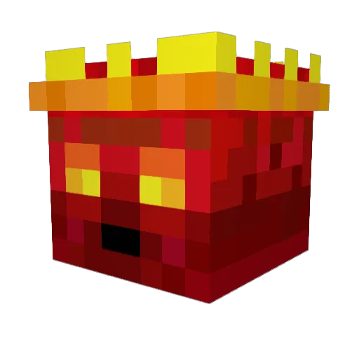 YikesBTW Minecraft avatar head, 3D render
