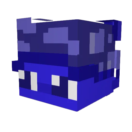 Yikezn Minecraft avatar head, 3D render