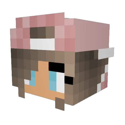 YildizKWHK Minecraft avatar head, 3D render