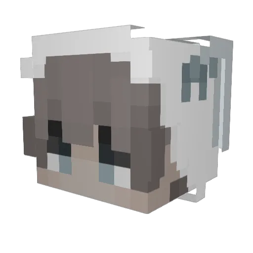 Yilmazok100 Minecraft avatar head, 3D render