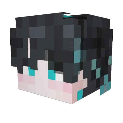 Yim4 Minecraft avatar head, 3D render