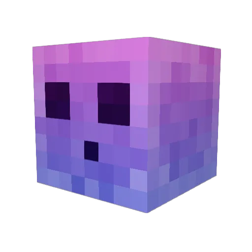 Yin_Candy Minecraft avatar head, 3D render