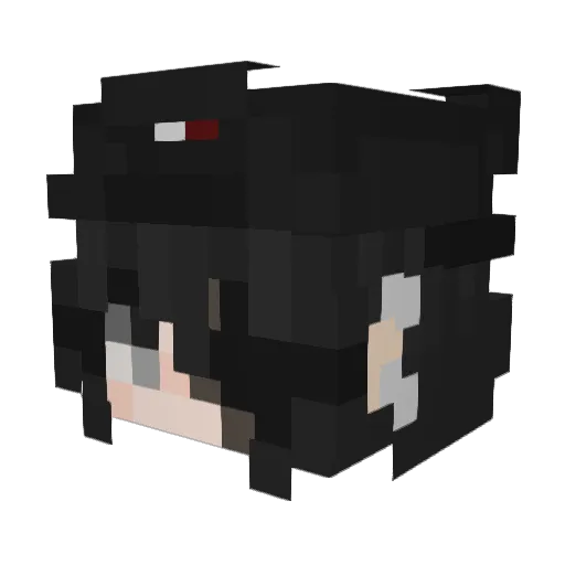 YingZheng557 Minecraft avatar head, 3D render