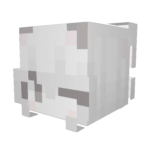 YingziYY Minecraft avatar head, 3D render