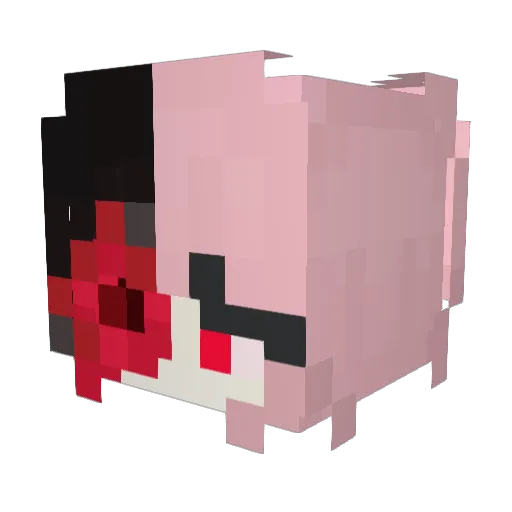 Yinng_S Minecraft avatar head, 3D render