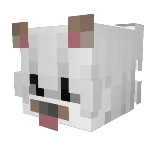 YiroYen Minecraft avatar head, 3D render