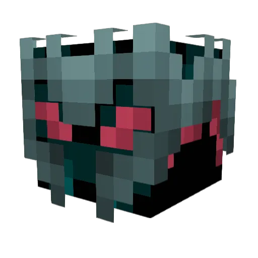 YishenX Minecraft avatar head, 3D render