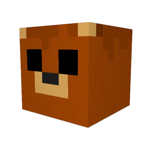 Yisusx29 Minecraft avatar head, 3D render