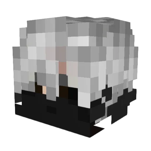 Yiszl Minecraft avatar head, 3D render