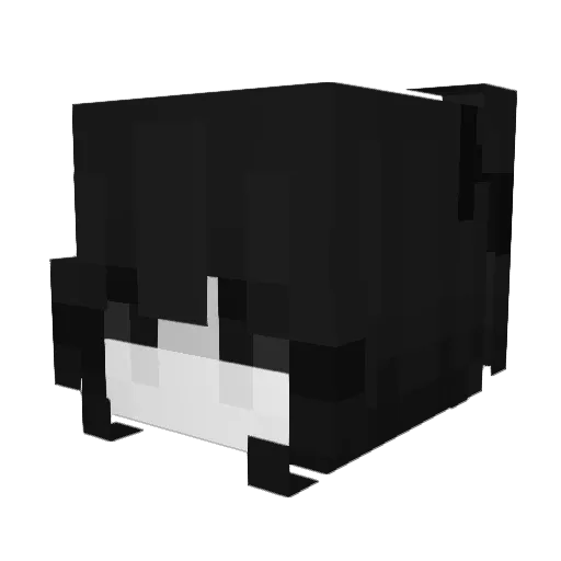 Yiyicute Minecraft avatar head, 3D render