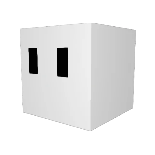 Yiyori3 Minecraft avatar head, 3D render