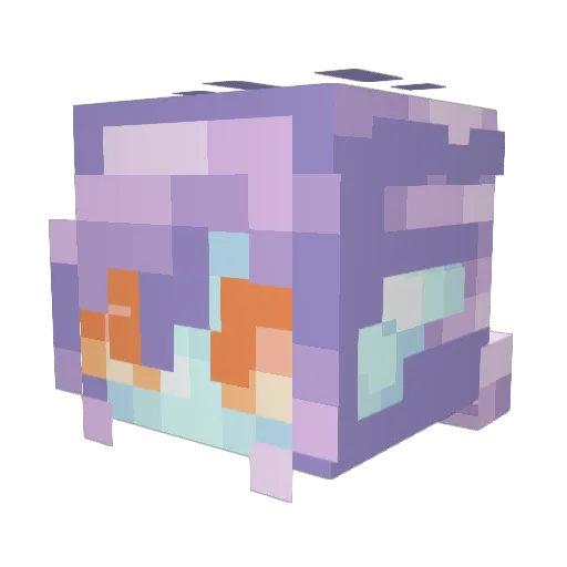 Yizuiqiangu Minecraft avatar head, 3D render