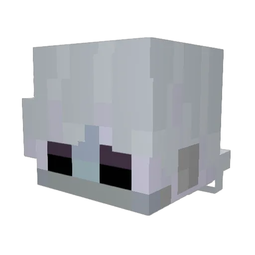 Yizzzu Minecraft avatar head, 3D render