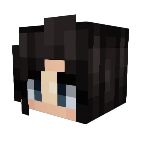 Yke Minecraft avatar head, 3D render