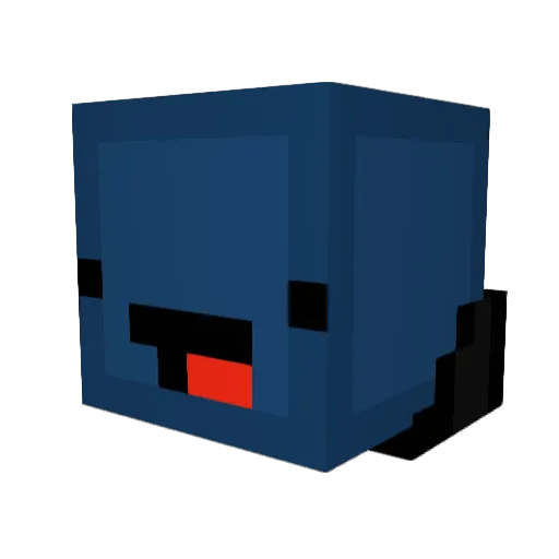 YkiRicki Minecraft avatar head, 3D render