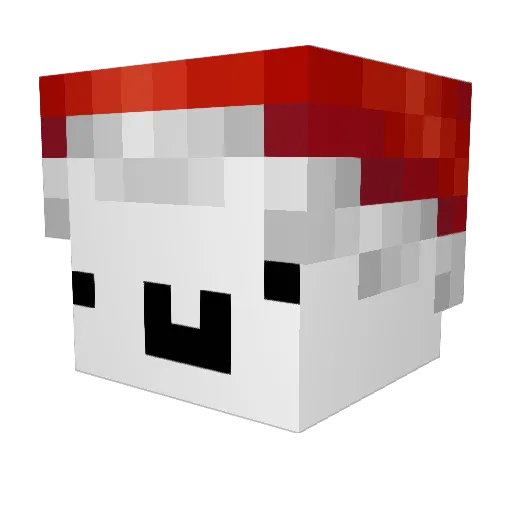 Ykuuuu Minecraft avatar head, 3D render