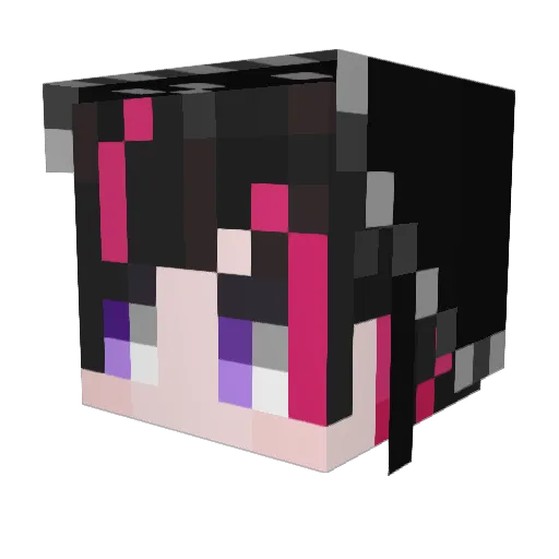 Ykyu1371 Minecraft avatar head, 3D render