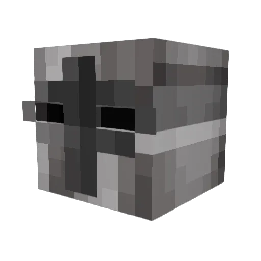 Yldrissir Minecraft avatar head, 3D render