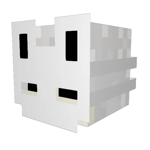 Ylhfs Minecraft avatar head, 3D render