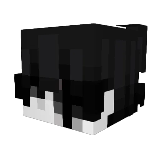 Ylitowelll Minecraft avatar head, 3D render