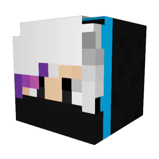 Yllon2006 Minecraft avatar head, 3D render