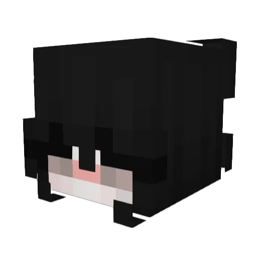 Yloverto3o Minecraft avatar head, 3D render