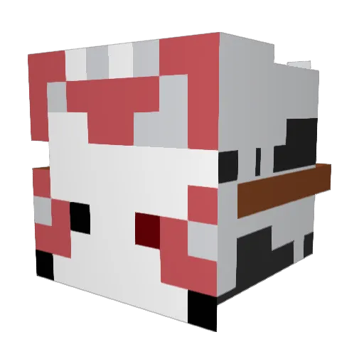 YmakerZ Minecraft avatar head, 3D render