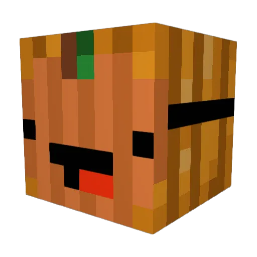 Ymast Minecraft avatar head, 3D render