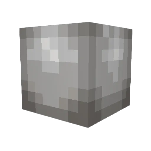 Ymerr Minecraft avatar head, 3D render
