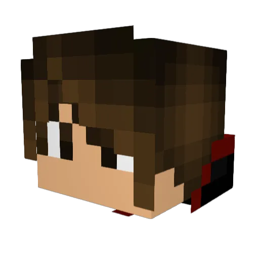 Ymige1 Minecraft avatar head, 3D render