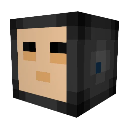 YmirGuillermo Minecraft avatar head, 3D render