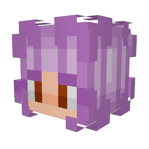 Ymkjen Minecraft avatar head, 3D render